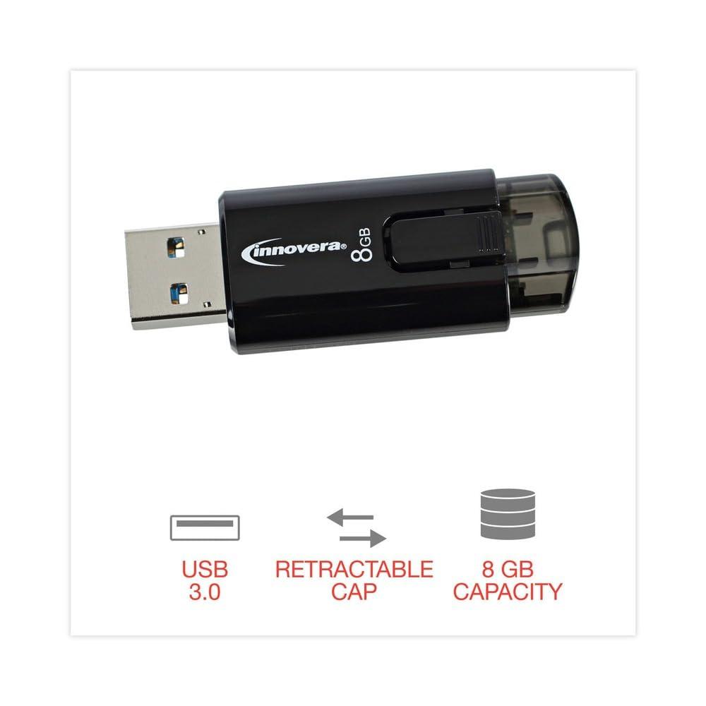 Innovera Innovera 82008 8 GB USB 3.0 Flash Drive