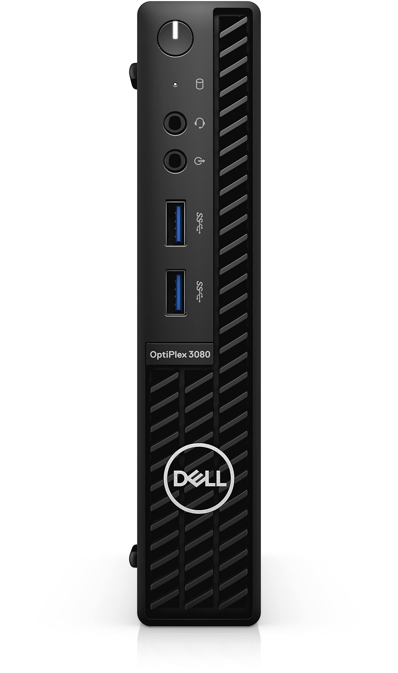 Dell Dell Optiplex 3080 Micro Form Factor Business Desktop, Intel Core i5-10500T, 16GB RAM, 1TB PCIe SSD, Wi-Fi 6, Bluetooth, Wired Mouse&Keyboard, Windows 11 Pro, Black (Renewed)
