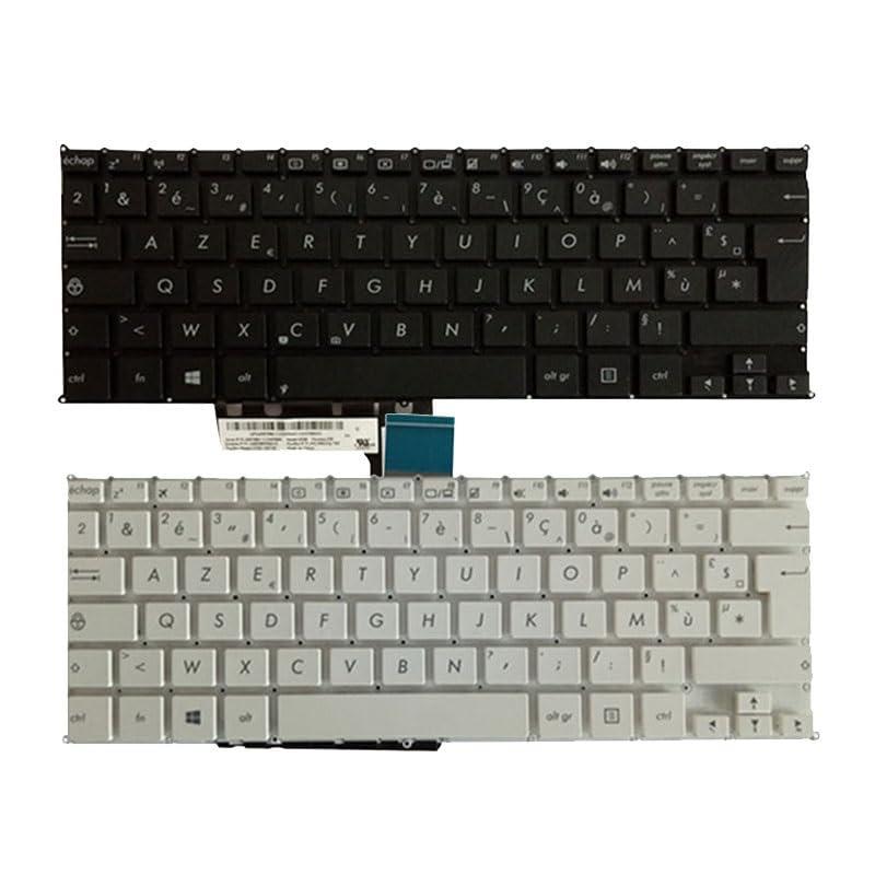 Glintique Glintique OEM French Laptop Keyboard for ASUS F200 F200CA F200LA F200MA X200 X200C X200CA X200L X200LA X200M X200MA R202CA R202LA White/Black Accessories (Color : White)