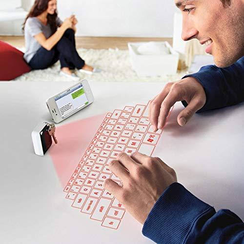 AGS AGS Laser Projection Bluetooth Virtual Keyboard & Mouse for iPhone, Ipad, Smartphone and Tablets