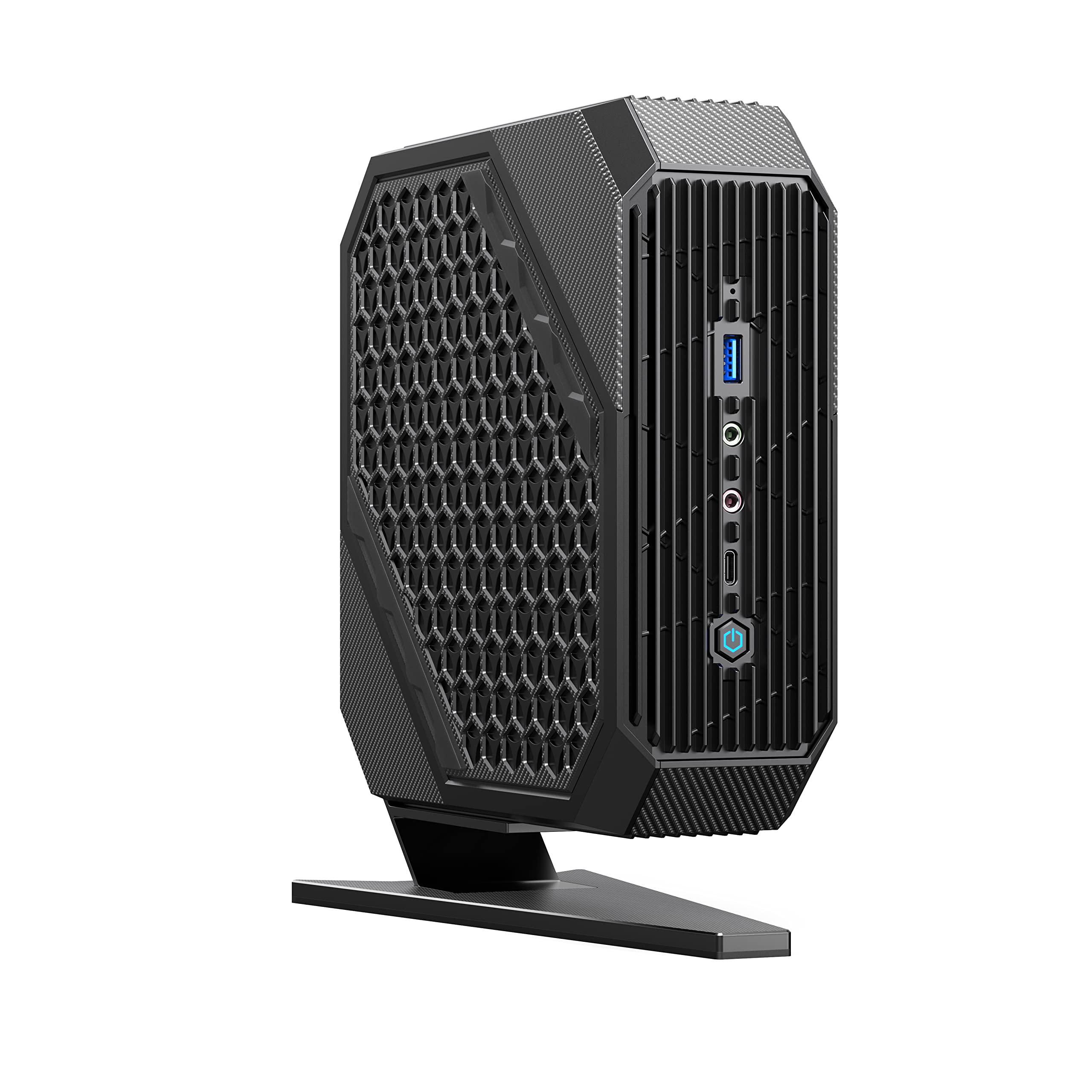 MINISFORUM MINISFORUM HX99G Neptune Mini PC AMD Ryzen 9 6900HX 64GB DDR5 RAM 1TB SSD AMD Radeon RX 6600M Mini Computer Wi-Fi 6E/BT5.2, 2xHDMI / 2X USB4 Port, 2X Slot PCIe/SATA SSD, 5X USB3.2 Port for Gaming