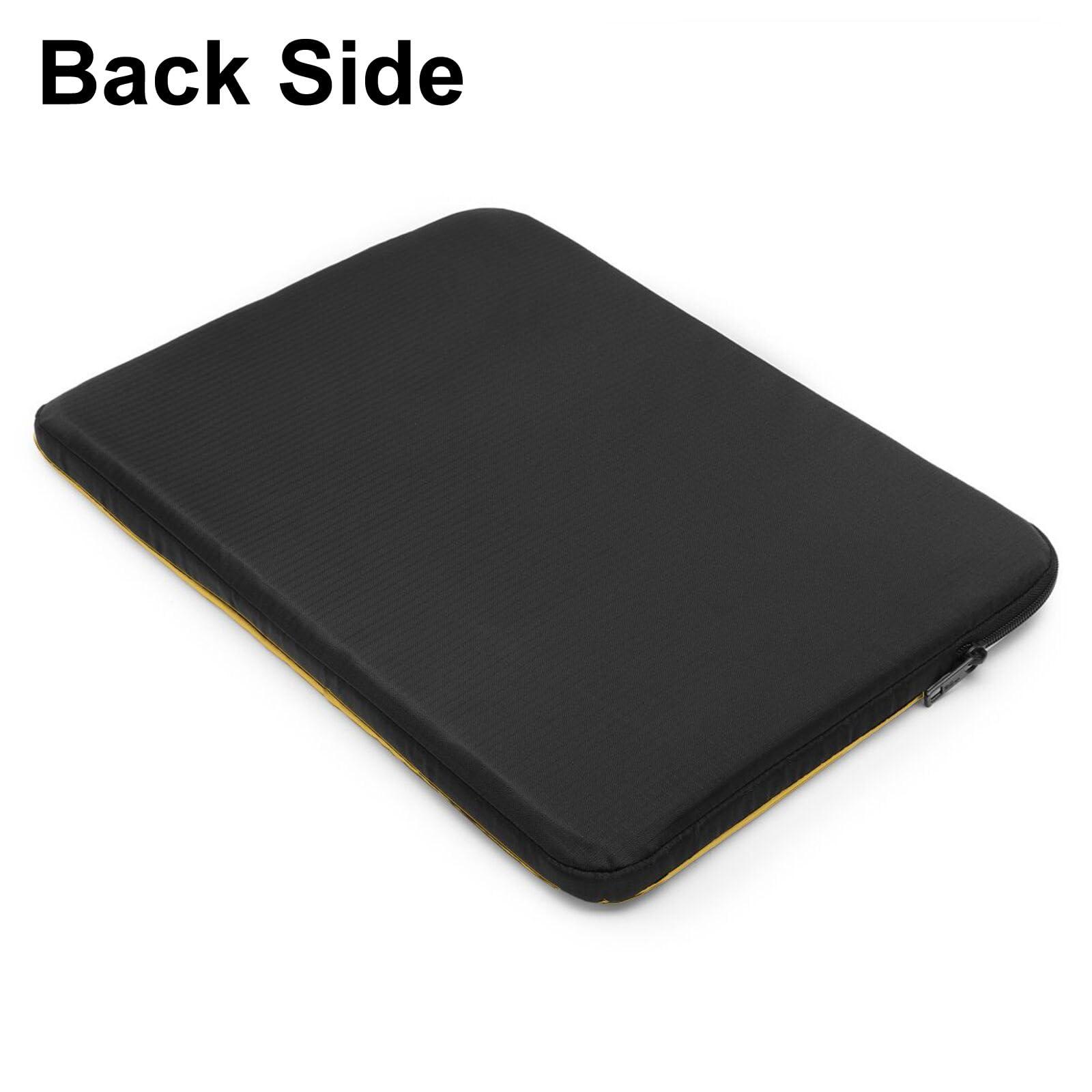 JDNKACM Personalized Laptop Sleeve Bag Protective Case with Zipper Custom Logo Text Picture Computer Cases for Laptops Customize Notebook Tablet Cover 13 Inch Shockproof, Gift for Men Women, Goldenrod