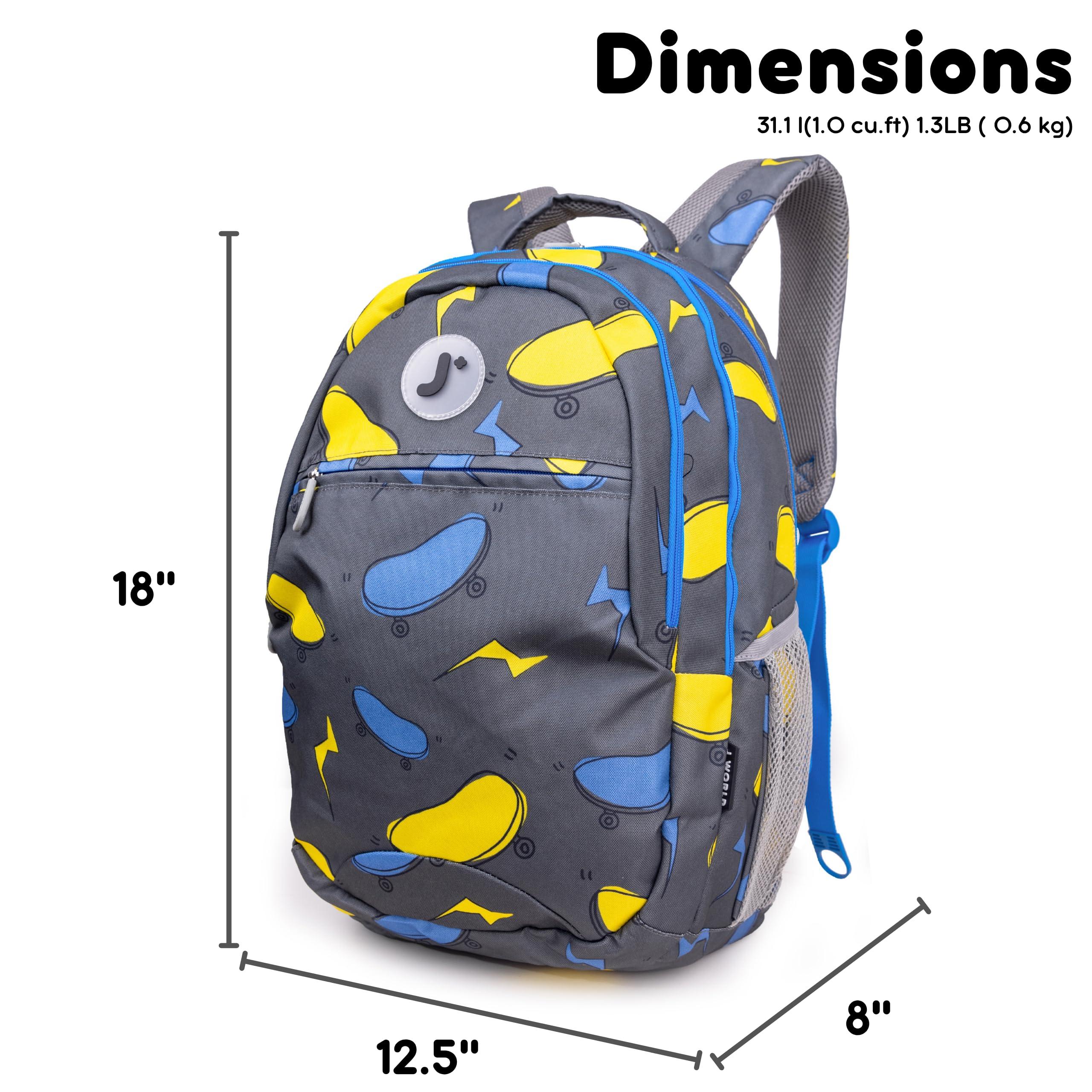 J World New York J World New York Cornelia School Backpack for Kids. Cute Womens Laptop Bookbag, Liteboard, One Size