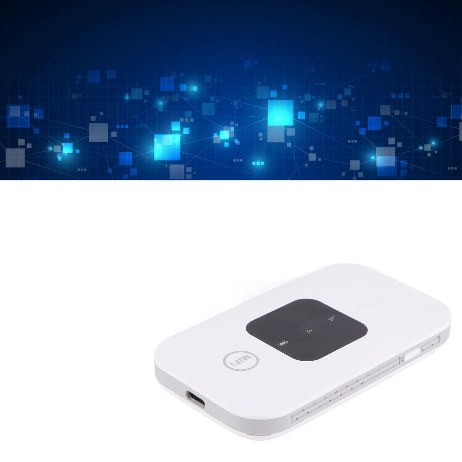 Cryfokt 4G Mobile Hotspot, High Speed Internet Router Portable Pocket WiFi, Small Network Hotspot for Car Outdoor for Phone Laptop Desktop Tablet, White