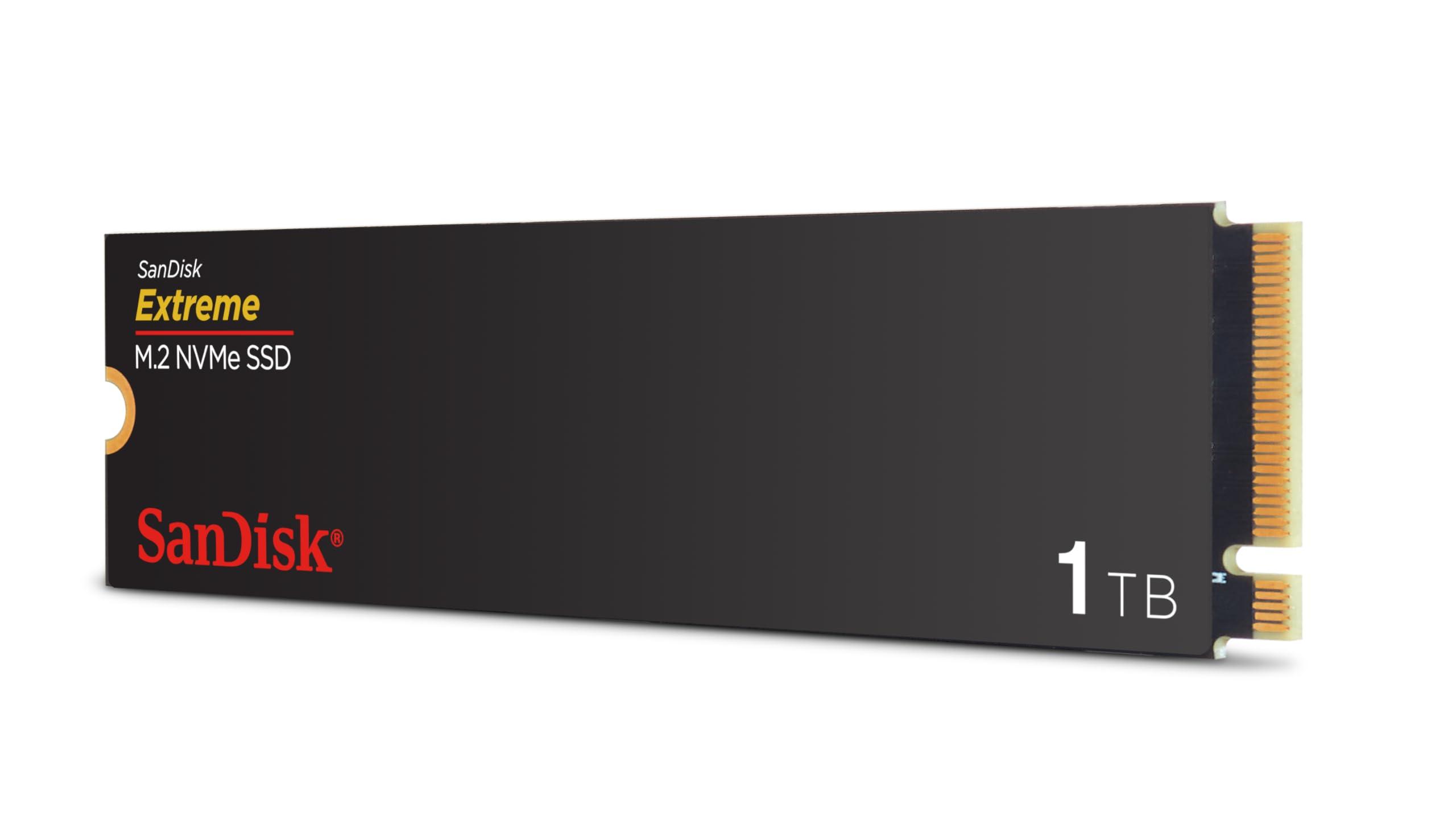 SanDisk SanDisk 1TB Extreme M.2 NVMe SSD - PCIe Gen 4.0, Up to 5,150 MB/s - Internal Solid State Drive - SDSSDX3N-1T00-G26