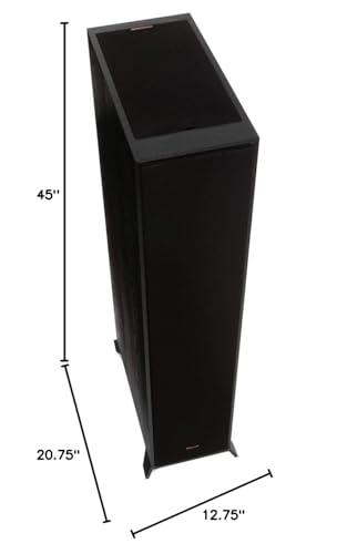 Klipsch Klipsch R-625FA Powerful Detailed Floorstanding Single Home Speaker Black