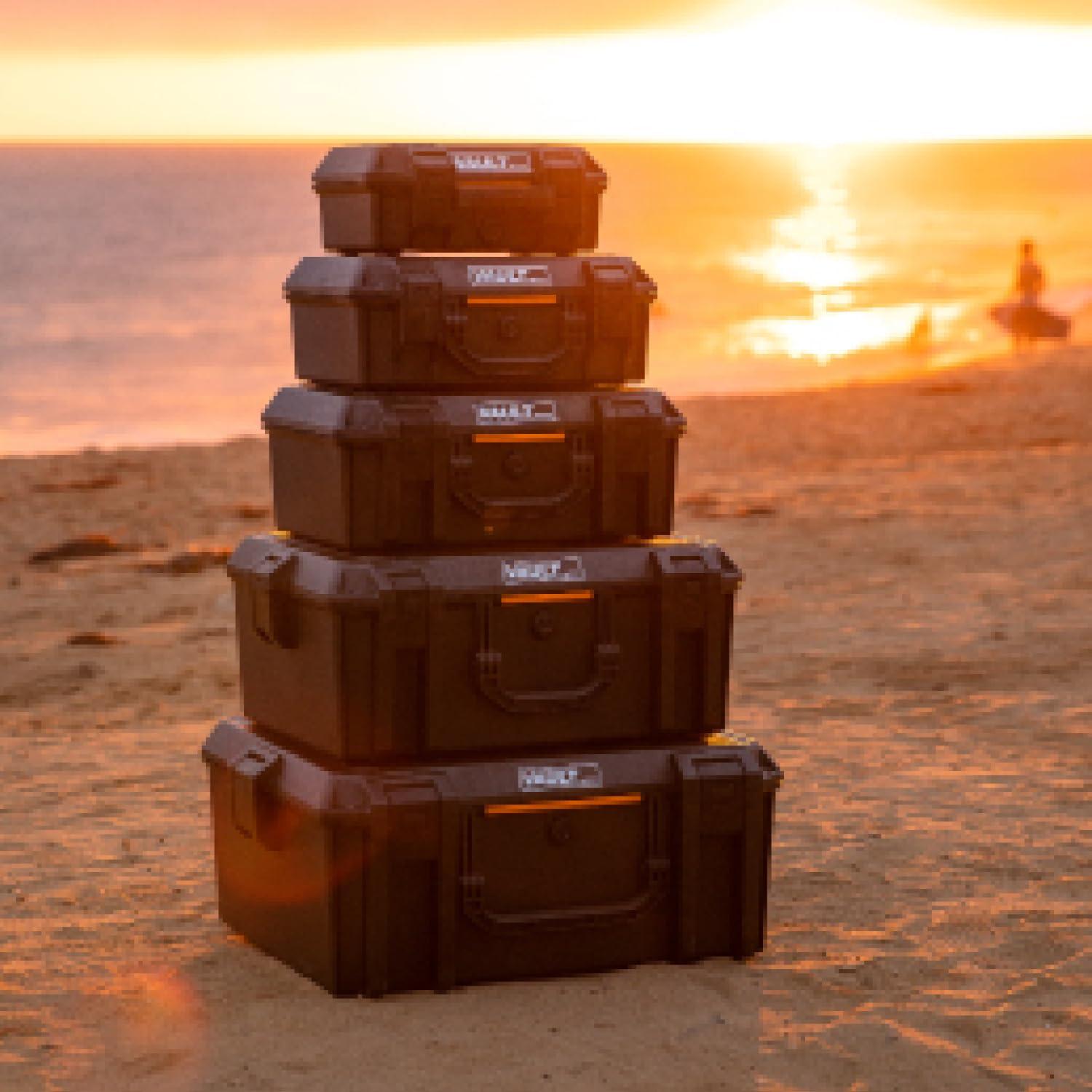 Pelican Pelican Vault - V200 Multi-Purpose Hard Case with Foam for Camera, Drone, Equipment, Electronics, and Gear (OD GReen)