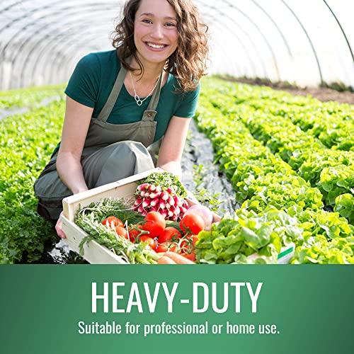 Grow1 DL Wholesale Black and White Panda Film, Plastic Sheeting Heavy-Duty for Light Reflection, Greenhouse, Poly Film, 10' x 10' 5.5 Mil Thick