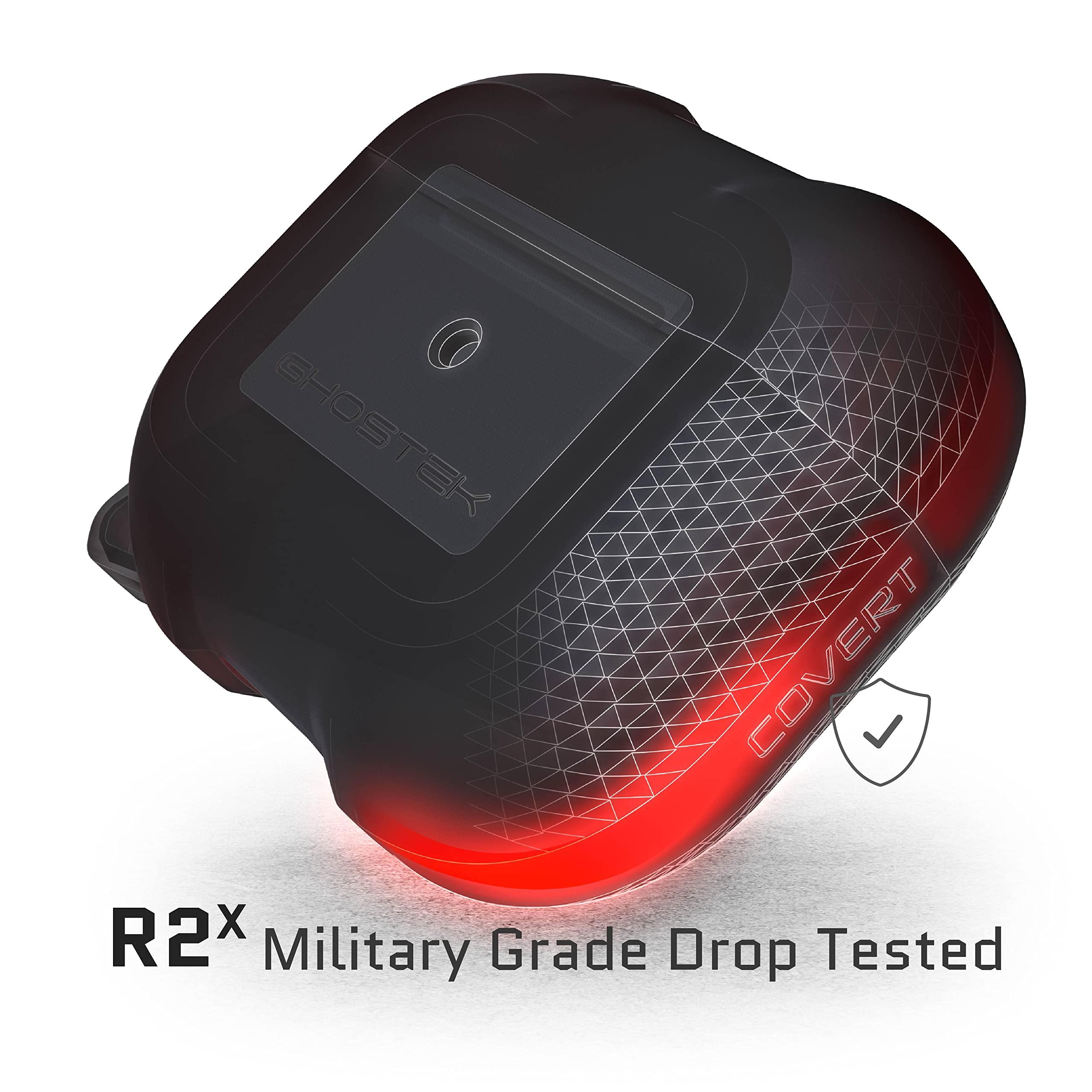 Ghostek Ghostek COVERT Apple AirPod 3 Case Clear Protective Silicone Cover with Keychain Premium Slim Design with Heavy Duty Protection Wireless Charging Compatible Designed for 2021 AirPods (3rd Gen) (Smoke)