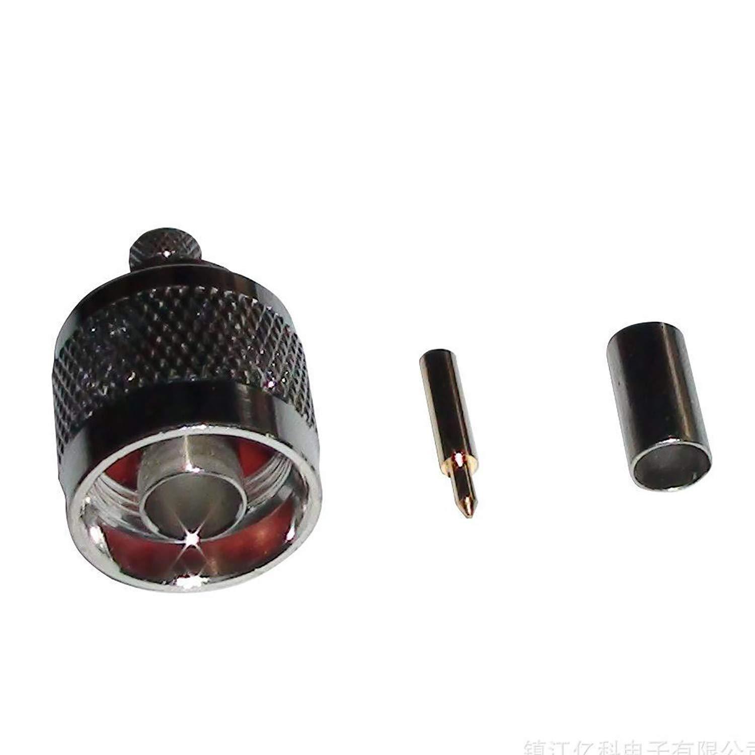 GEMEK GEMEK 10ft SMA Male to N Male Pure Copper Cable, Low Loss S-MR240 Coaxial for 3G 4G 5G 6G LTE ADS-B Ham GPS WiFi RF Radio to Antenna or Surge Arrester Use (50 Ohm Not for TV)