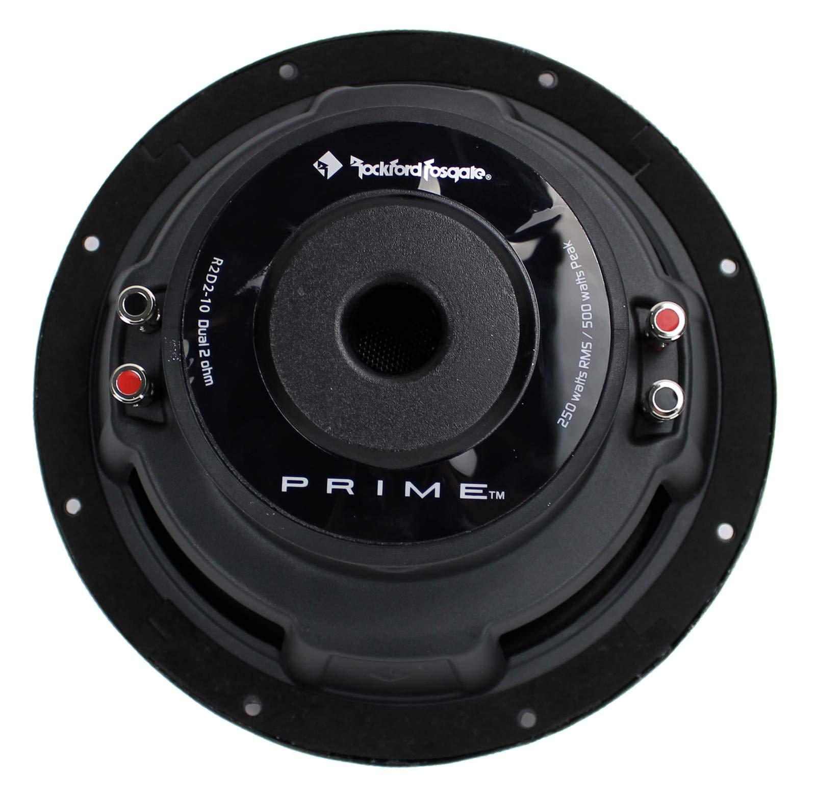 Rockford Fosgate Rockford Fosgate 2 New R2D2-10 1000W 10\" 2-Ohm Car Audio Subwoofers Subs R2D210
