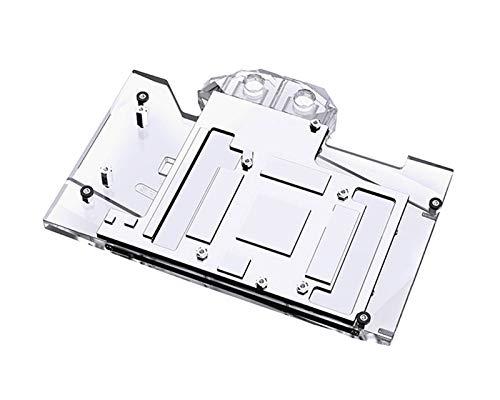 Bykski Bykski Full Coverage GPU Water Block and Backplate for nVidia Founders Edition RTX 3090 (N-RTX3090FE-X-V2) - Clear