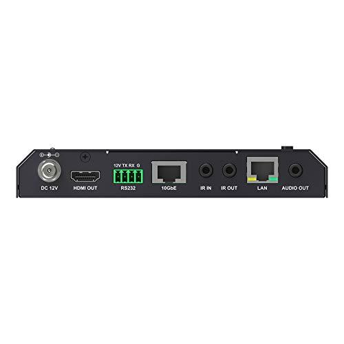 Black Box Black Box 4K60 Network AV Decoder - HDCP 2.2, HDMI 2.0, 10-GbE Copper