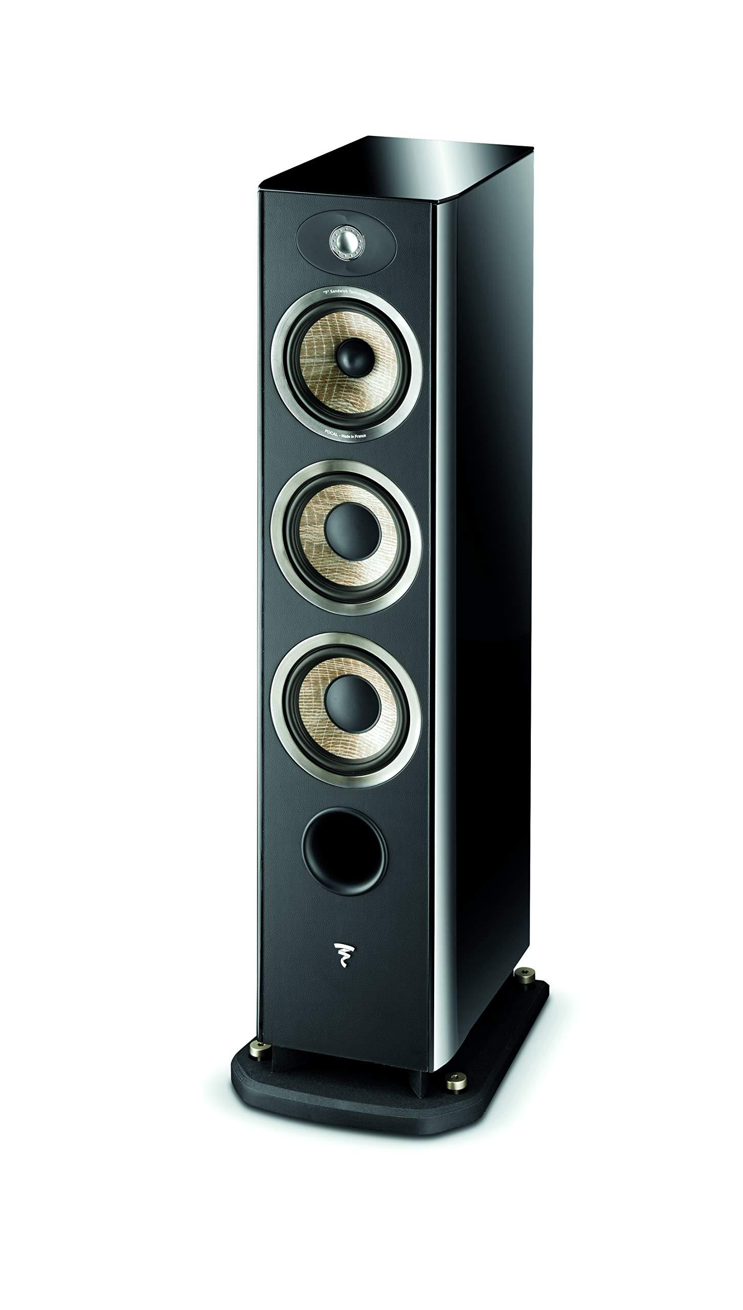 Focal Focal ARIA 926 Black High Gloss 3-Way Floorstanding Audiophile Tower Speakers - Sold Individually