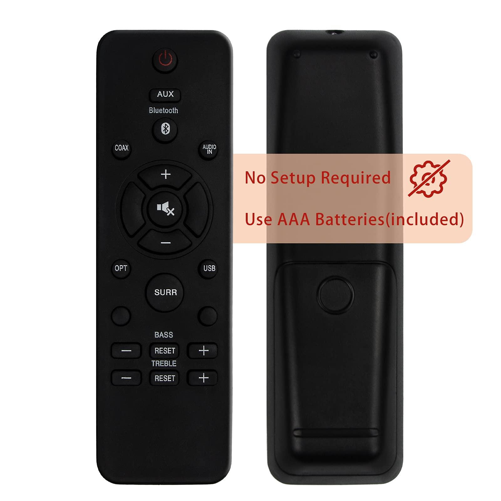 Maozhren Remote Control Compatible with Philips Soundbar Speaker HTL2151/F7 HTL2111A/F7 HTL2111A HTL2101A/F7 HTL2101A HTL2101/F7 HTL2160/F7 /F7996510059695 HTL996580004176 HTL1177BF7 HTL1170BF7 with Batteries