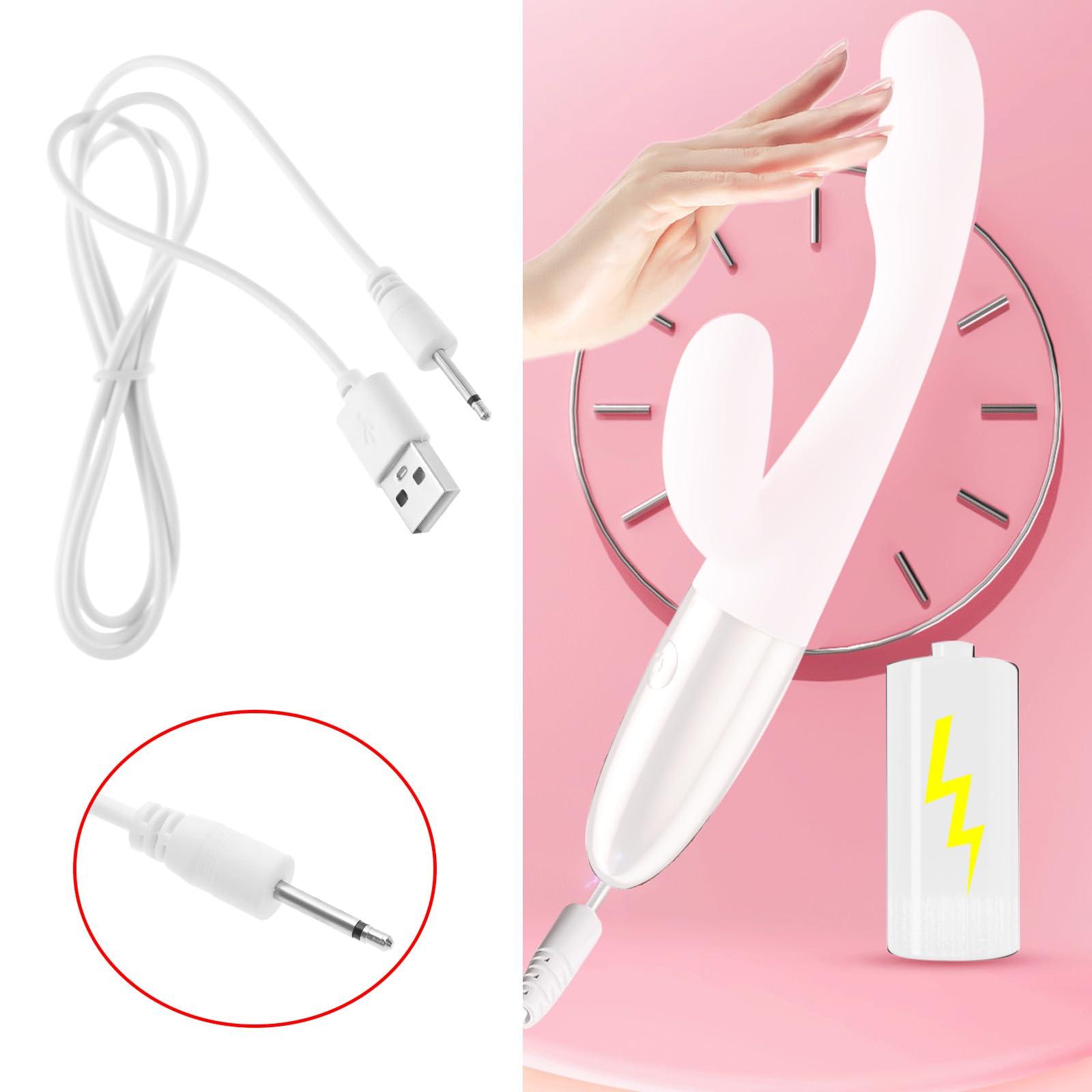 eMagTech 2pcs USB DC Charging Cable USB DC Charger Cord USB 2.0 to 2.5mm Solid Needle Power Cord 1m Fast Charging Cable for 2.5mm Round DC Charging Port Devices