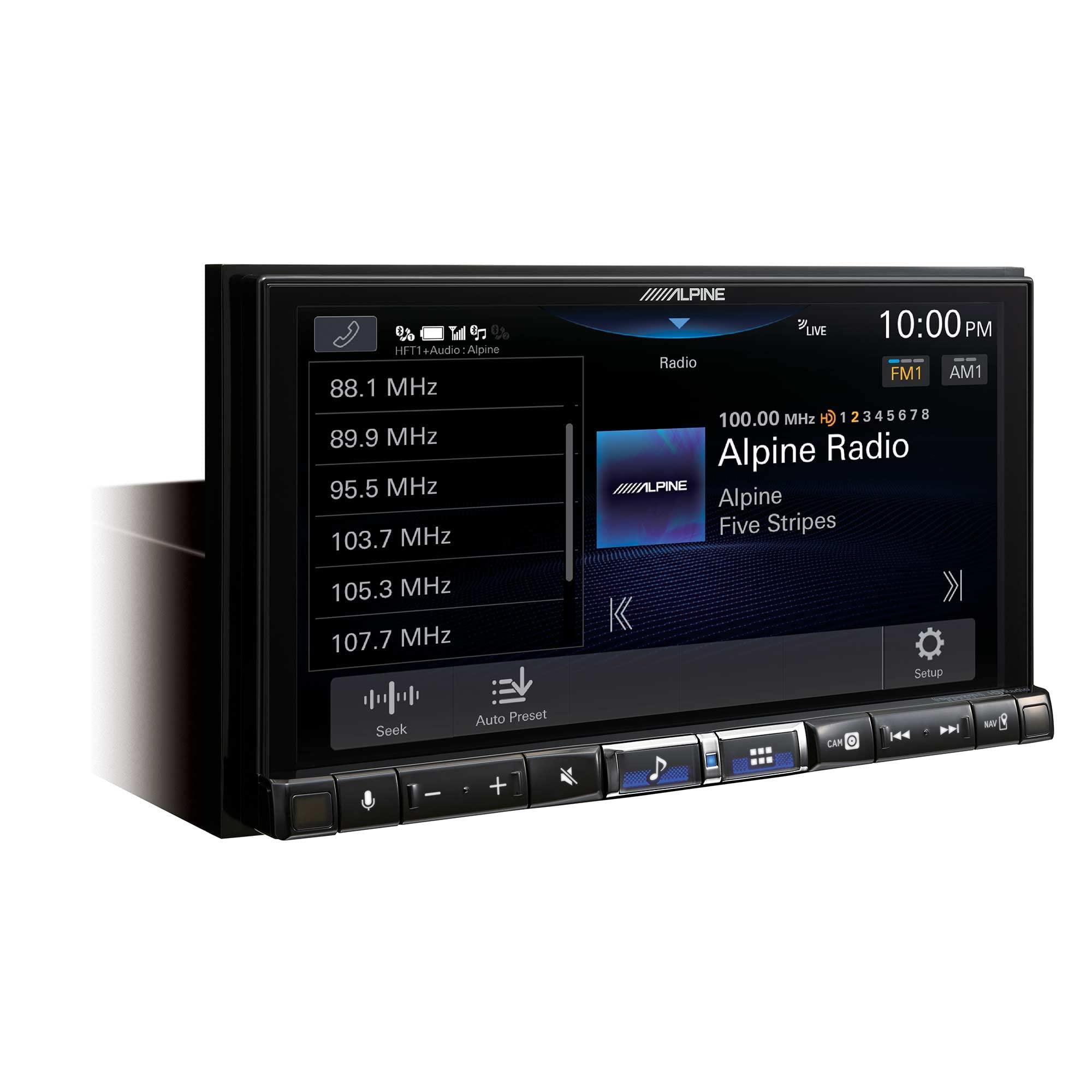Alpine Alpine ILX-507 7\" Multimedia Receiver with Bluetooth and License Plate Camera