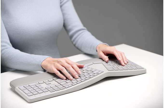 Kensington Kensington Pro Fit Ergonomic Wireless Keyboard and Mouse - Grey (K75407US)