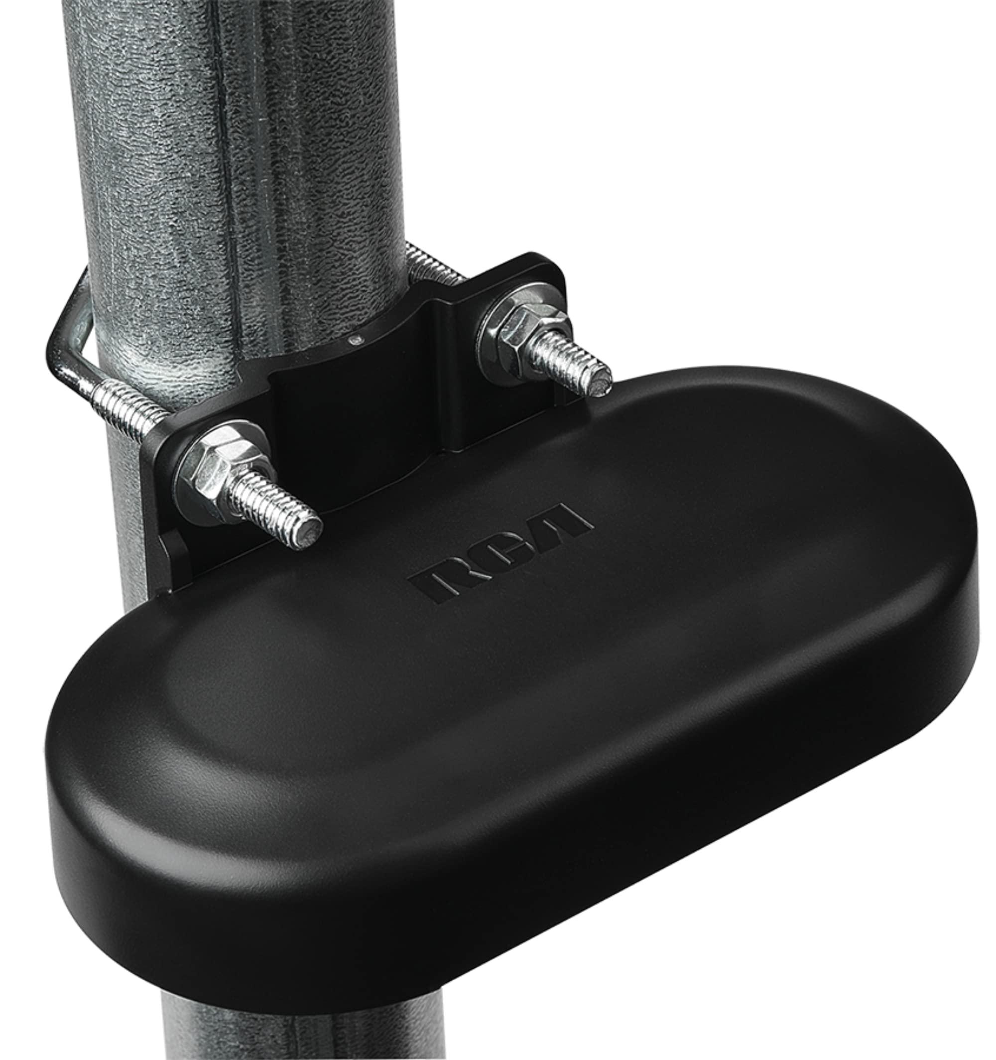 RCA RCA Digital Signal Amplifier for Outdoor Antennas Extremely Low Noise, UHF/VHF Amplification, Easy Install with Indoor Power Injector, Supports All TVs and Passive Outdoor TV Antennas (AMP2450E)