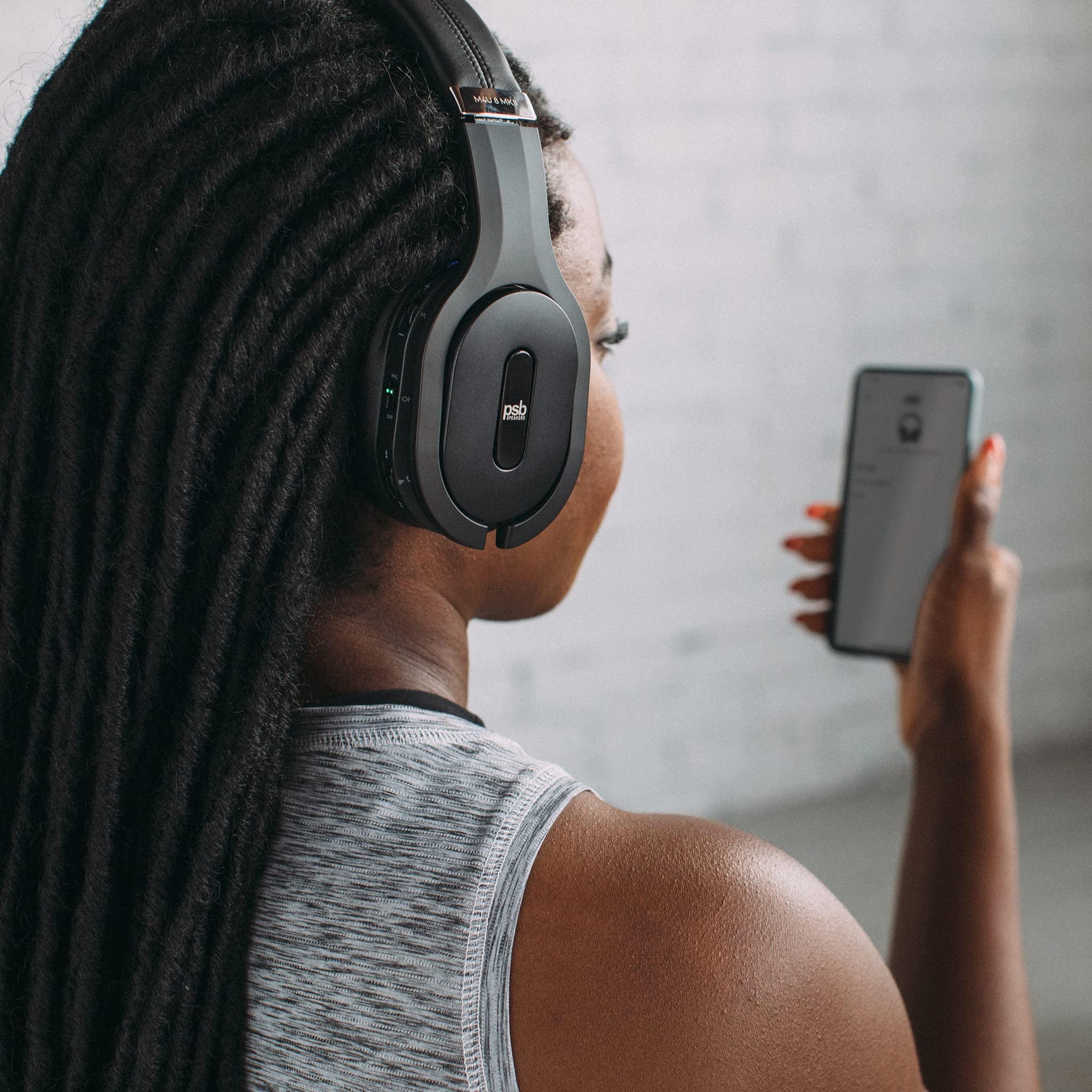 PSB PSB Speakers M4U 8 MKII On-Ear Wireless Noise Cancelling Bluetooth Headphones - Black