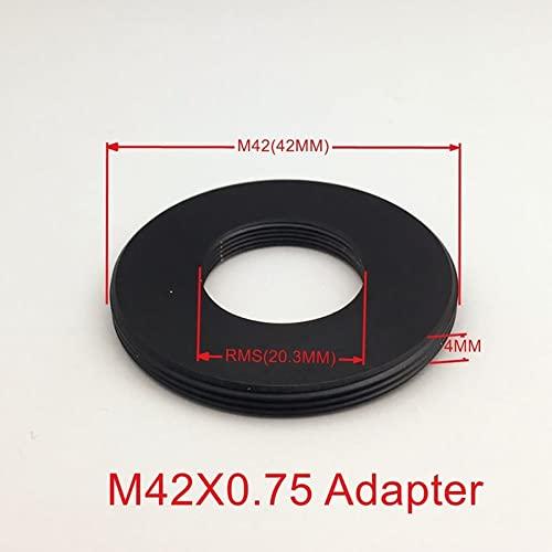 TYZK Microscope Kit Microscopio Objective Inside Thread 20mm Lens Adapter Microscope Lens Adapters (Color : M42X0.75 Adapter, Magnification : 1 PCS)