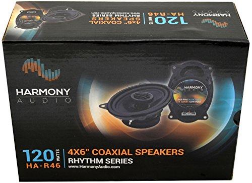 Harmony Audio Harmony Audio HA-R46 Car Stereo Rhythm Series 4x6 Replacement 120W Speakers