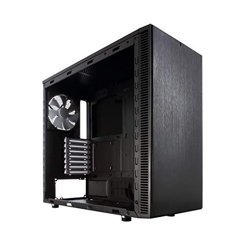 Fractal Design Fractal Design Nano S Window - Mini Tower Computer Case - ITX - Optimized for High Airflow and Silent Computing with ModuVent Technology -2X Fractal Dynamix X2 GP-14 Fans Included -Black Window