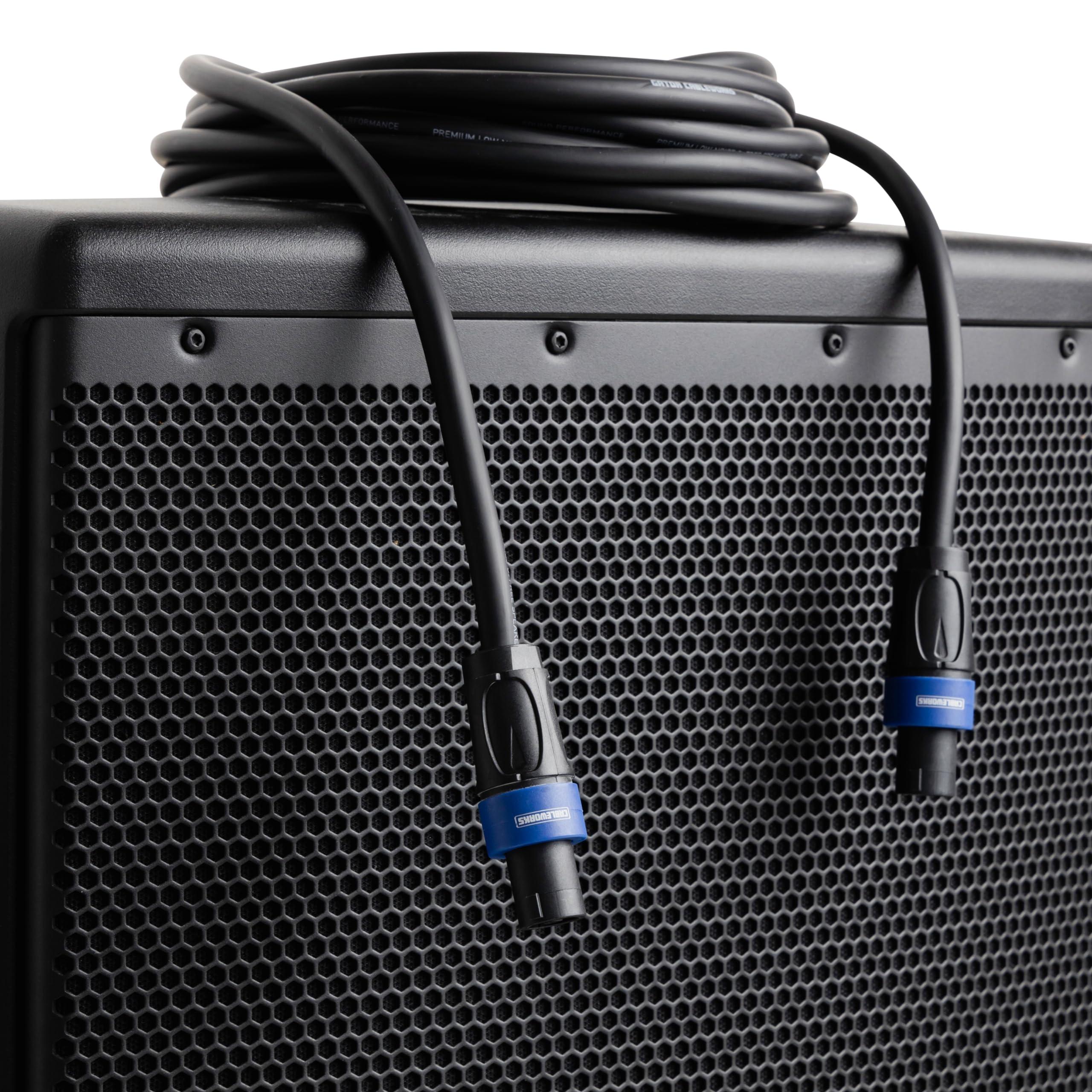 Gator Cableworks By Gator Cases Composer Series Deluxe 50 Foot Twist Lock Connector to Twist Lock Connector Speaker Cable; (GCWC-SPK-50-2TL)