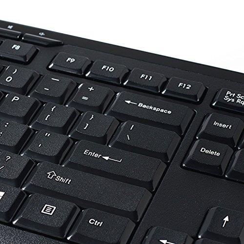 Verbatim Verbatim Wireless Silent Mouse & Keyboard Combo - 2.4GHz with Nano Receiver - Ergonomic, Noiseless, and Silent for Mac and Windows - Graphite (99779)