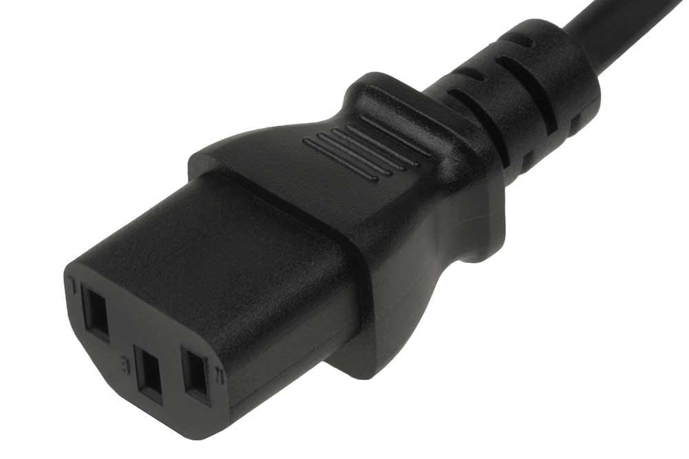 SF Cable SF Cable 2ft 18 AWG IEC 60320 C14 to C13 Computer Power Extension Cord Compaitable for PC, Monitor, Scanner or Printer