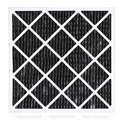 Filterbuy Filterbuy 14x18x1 Air Filter MERV 8 Odor Eliminator (2-Pack), Pleated HVAC AC Furnace Air Filters Replacement with Activated Carbon (Actual Size: 13.50 x 17.50 x 0.75 Inches)