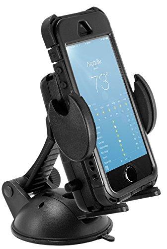 ARKON ARKON Mounts Windshield or Dash Car Mega Grip Phone Holder Mount | Universal Phone Fit | Adjustable Angle | Strong Windshield Suction | Compatible with iPhone, Galaxy, Note, Pixel, and more