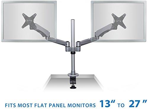 Mount-It! Mount-It! Expandable Two Monitor Computer Desk Mount Spring Arm Quick Release (MI-45116)