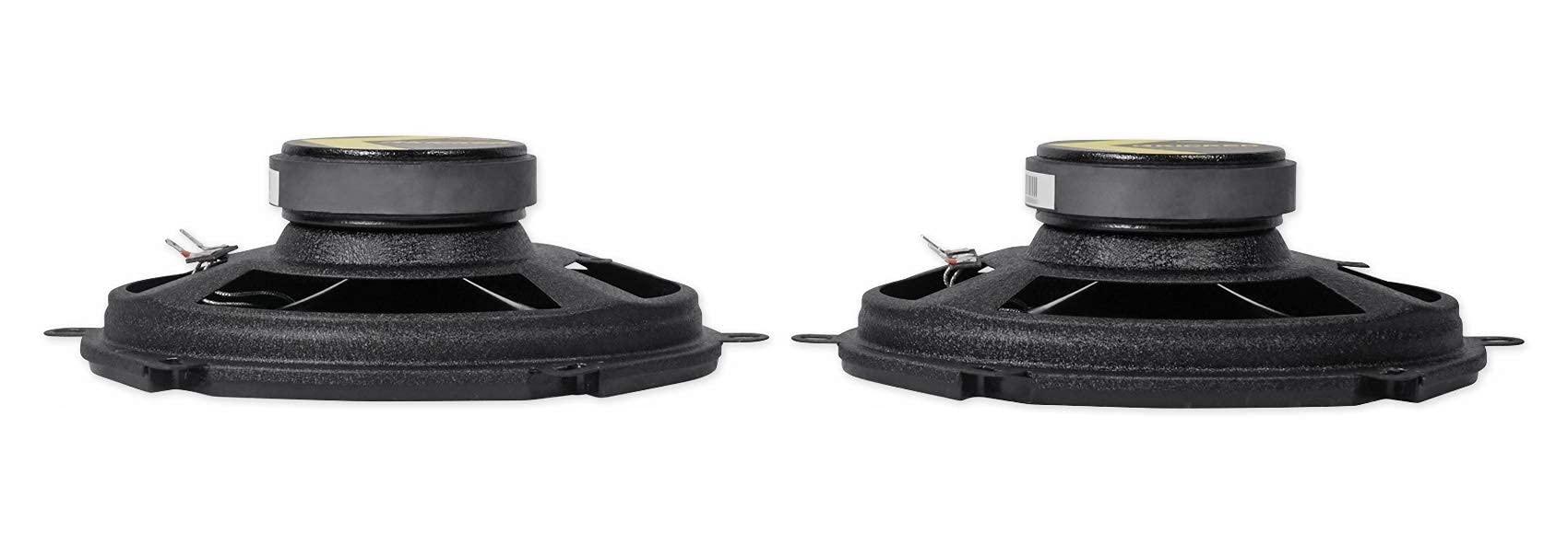 KICKER Kicker 46CSS684 Car Audio 6x8 Component Full Range Stereo Speakers Set CSS68 (Renewed)