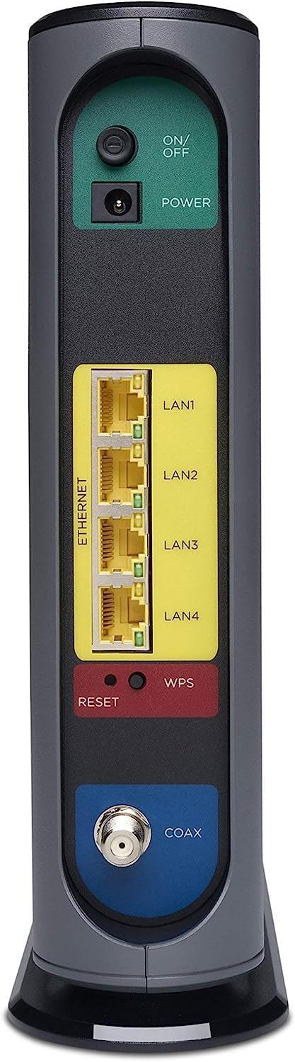 Motorola Motorola MG7700 Modem with Built in WiFi | Approved for Comcast Xfinity, Cox, Spectrum | for Plans Up to 800 Mbps | DOCSIS 3.0 + Gig WiFi Router (Renewed)