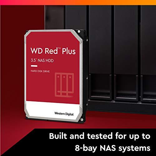 Western Digital Western Digital 3TB WD Red Plus NAS Internal Hard Drive HDD - 5400 RPM, SATA 6 Gb/s, CMR, 64 MB Cache, 3.5" - WD30EFRX