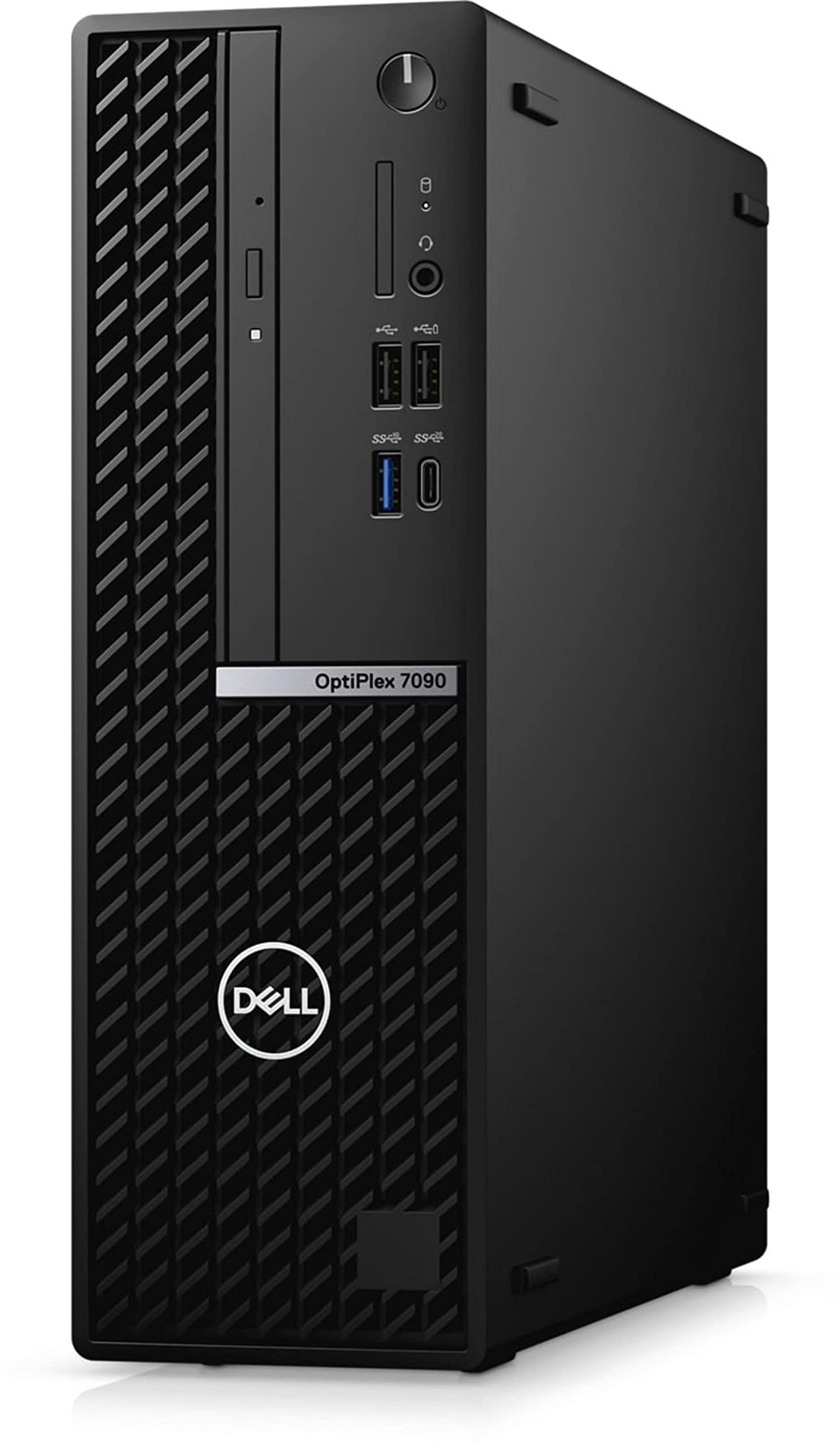 Dell Dell Optiplex 7090 SFF Small Form Factor Desktop | Core i5-10505 - 512GB SSD Hard Drive - 16GB RAM - AMD Radeon RX 550 | 6 cores @ 4.6 GHz - 4GB GDDR5 Win 11 Pro Black (Renewed)