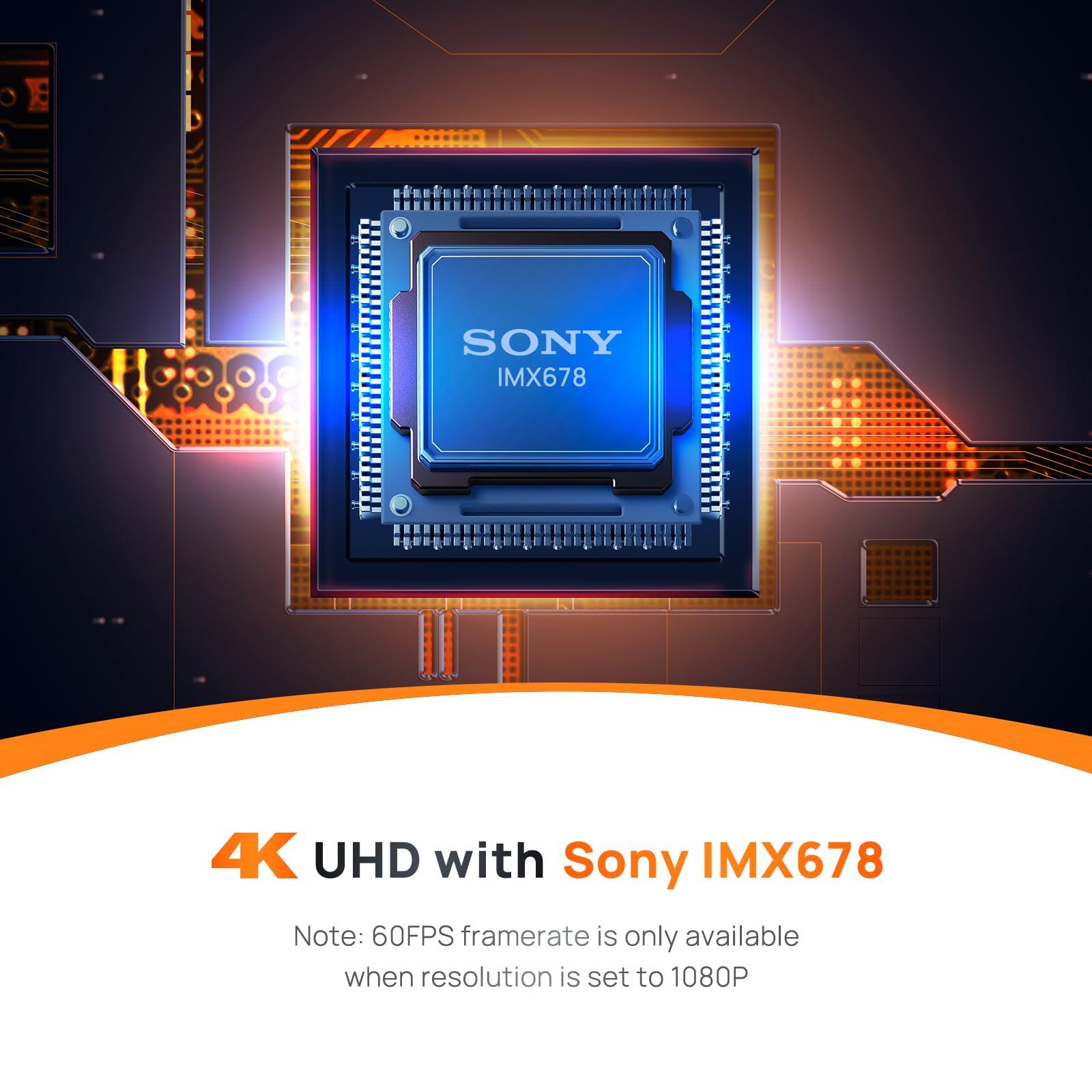 70mai 70mai New 4K Dash Cam A810 with Sony Starvis 2 IMX678 & 70mai Micro SD Card (128GB)