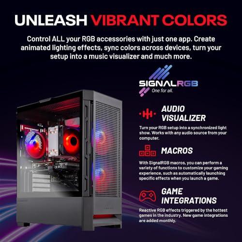 Skytech Gaming Skytech Blaze4 Mini Gaming PC Desktop, Ryzen 7 5700 3.7 GHz (4.6GHz Turbo Boost), NVIDIA RTX 4060 8GB GDDR6X, 1TB SSD, 16GB DDR4 RAM 3200, 650W Gold PSU, Wi-Fi, Win 11 Home