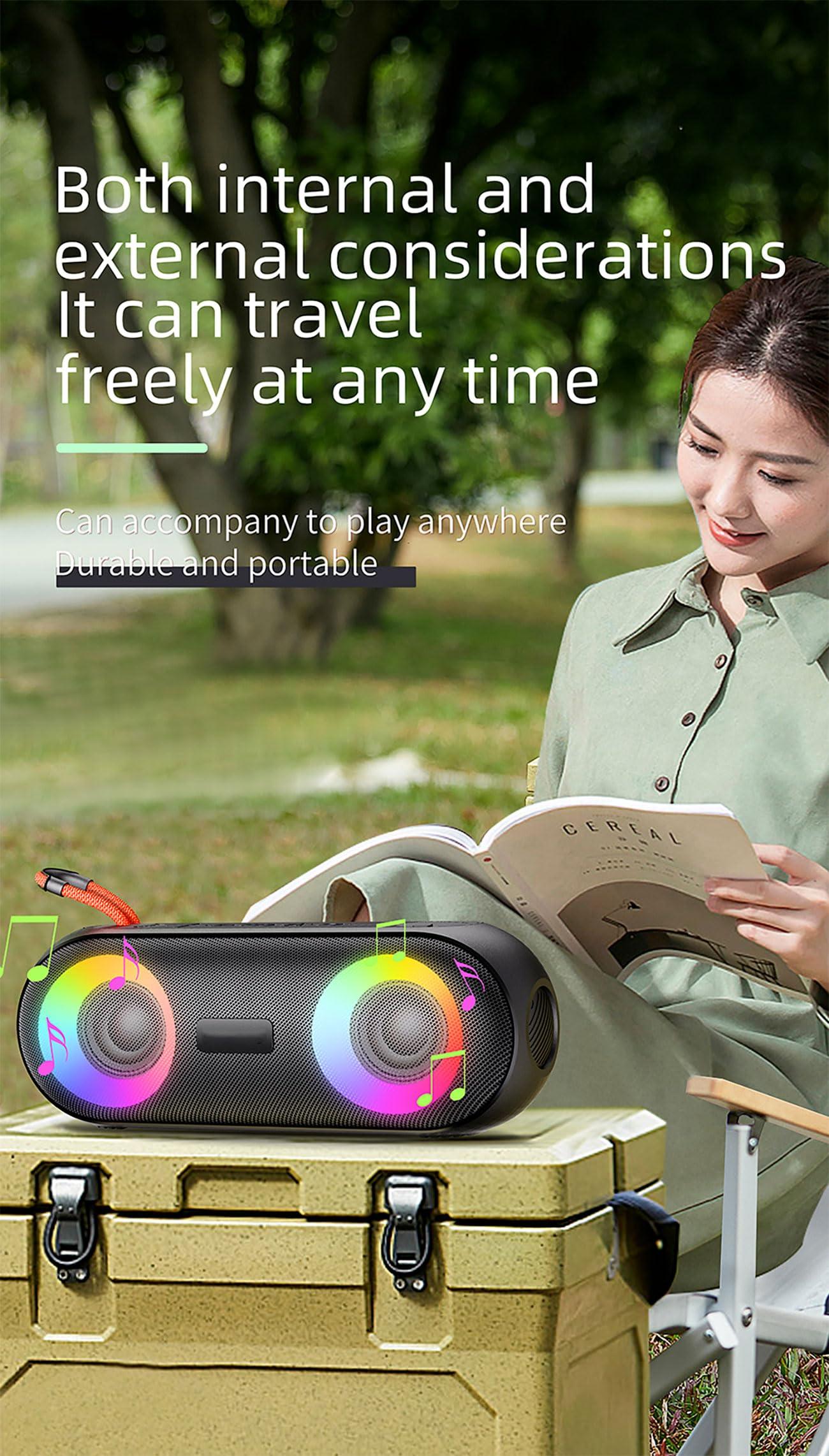 Voltstech Voltstech High Sound Stereo Quality BASS Outdoor Waterproof RGB Bluetooth Speaker 20W