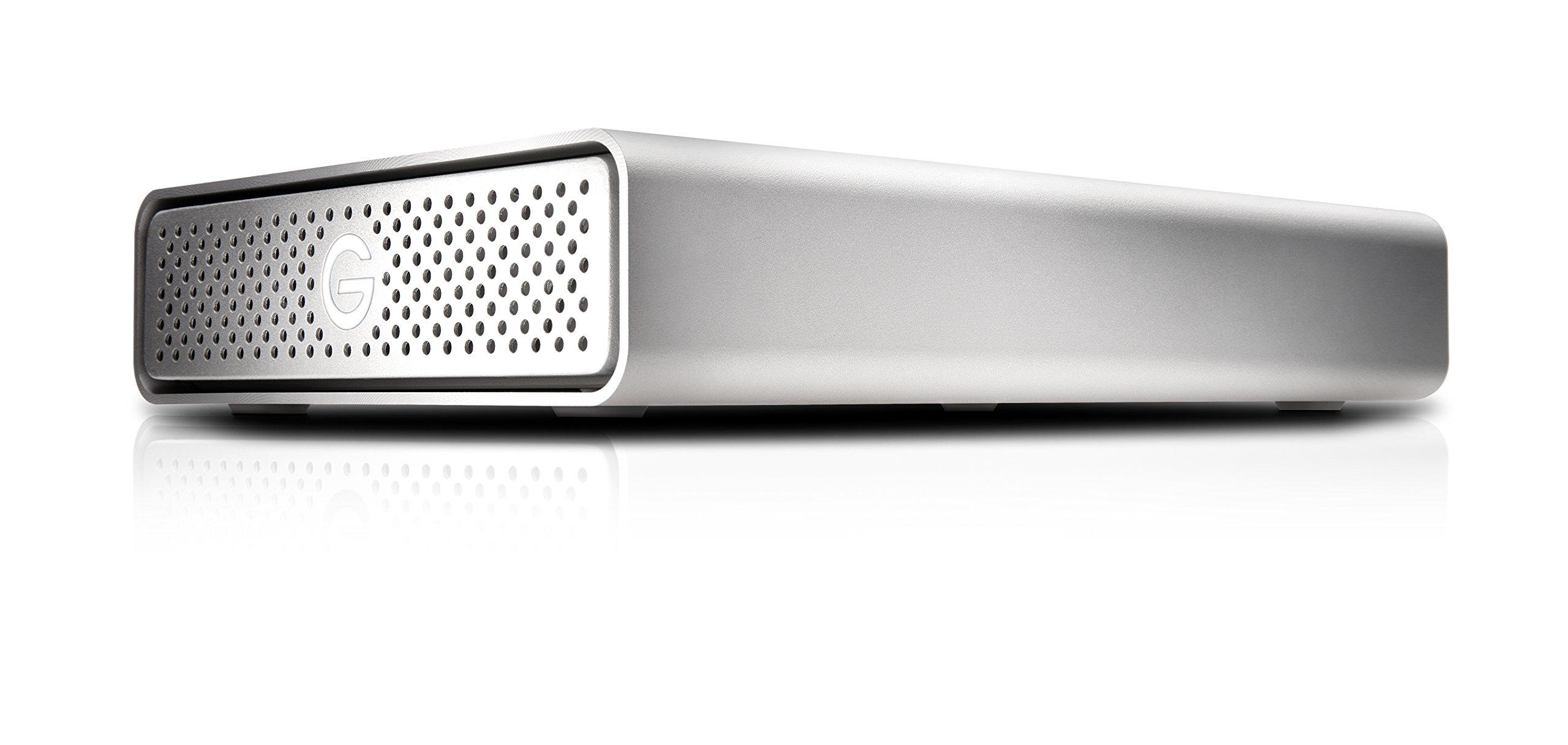 G-Technology G-Technology 4TB G-DRIVE USB 3.0 Desktop External Hard Drive, Silver - Compact, High-Performance Storage - 0G03594-1