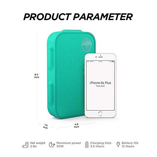 Libratone Libratone One Click Portable Bluetooth Speaker, Touch Control, 50W Powerful Sound, Streaming Online Music & Internet Radio, Preset 5 Favorite, IPX4 Waterproof, 12hours Playtime -Green