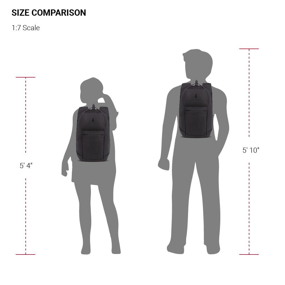 SwissGear SwissGear 8183 Laptop Backpack, Charcoal Heather, 18 Inches