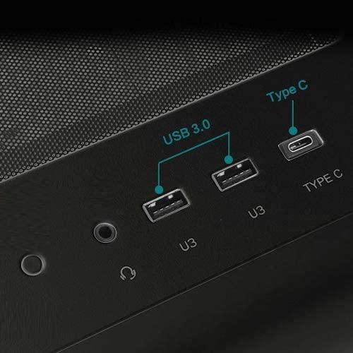 SilverStone Technology Silverstone Technology SETA A1 Titanium on Black Premium ATX/Micro-ATX Case with Temperd Glass - SEA1TB-G