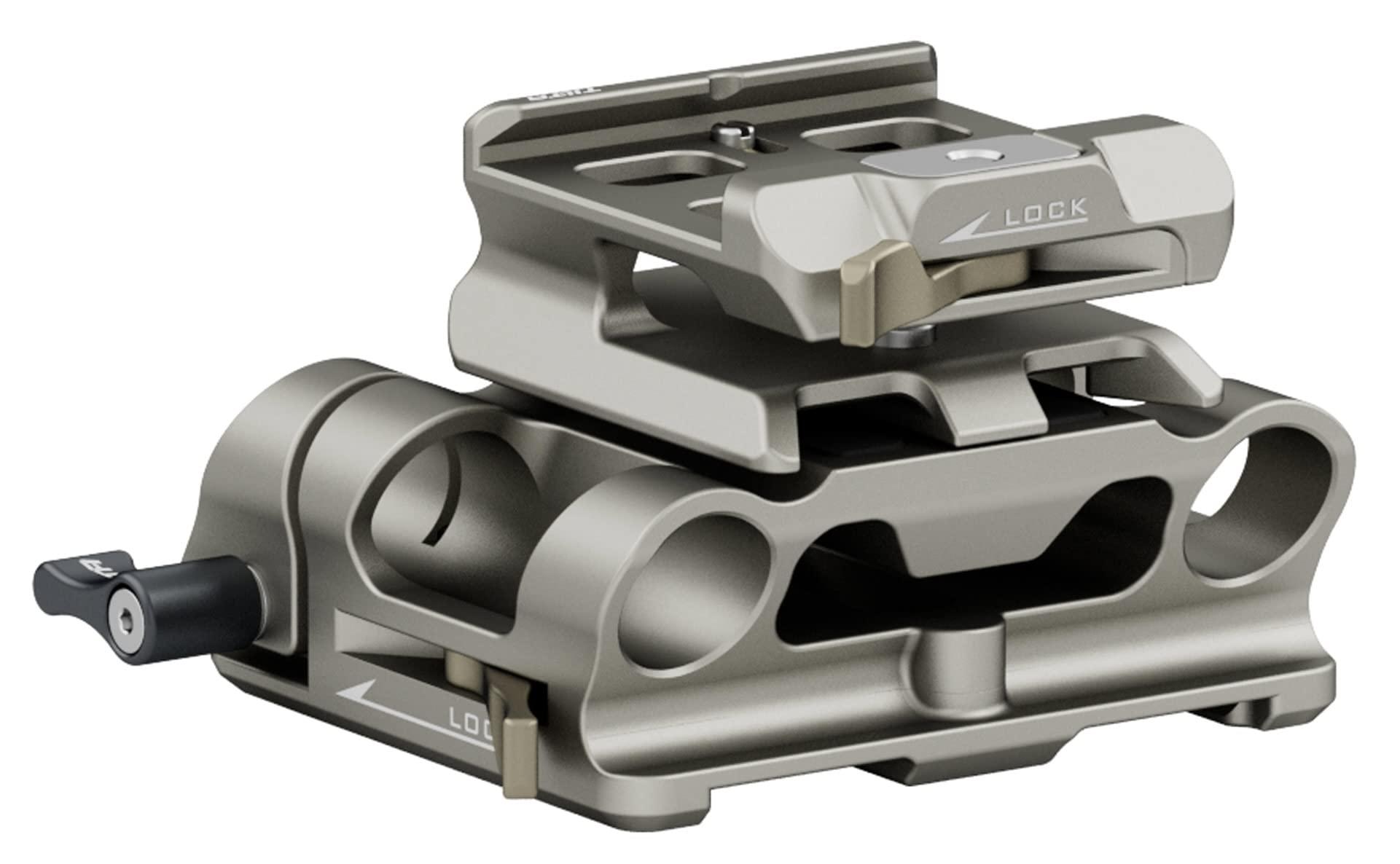 Tilta Tilta Modular Baseplate Type II with15mm LWS Rod Support | TA-MBP2 (Titanium Gray)