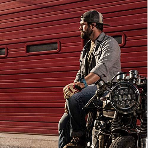 Garmin Garmin Instinct, Rugged Outdoor Watch with GPS, Features GLONASS and Galileo, Heart Rate Monitoring and 3-Axis Compass, Lakeside Blue (Renewed)