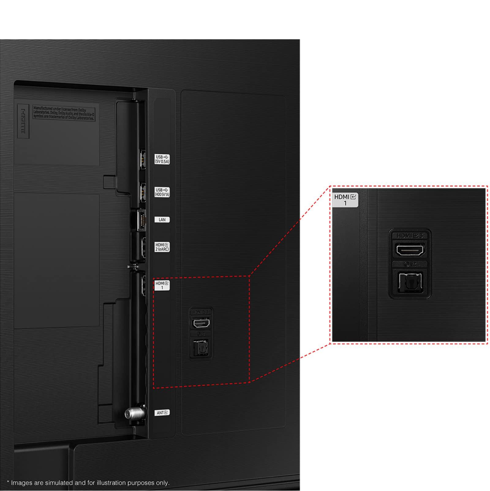 SAMSUNG SAMSUNG 70-Inch Class QLED 4K Q60C Series Quantum HDR, Dual LED, Object Tracking Sound Lite, Q-Symphony, Motion Xcelerator, Gaming Hub, Smart TV with Alexa Built-in (QN70Q60C, 2023 Model)