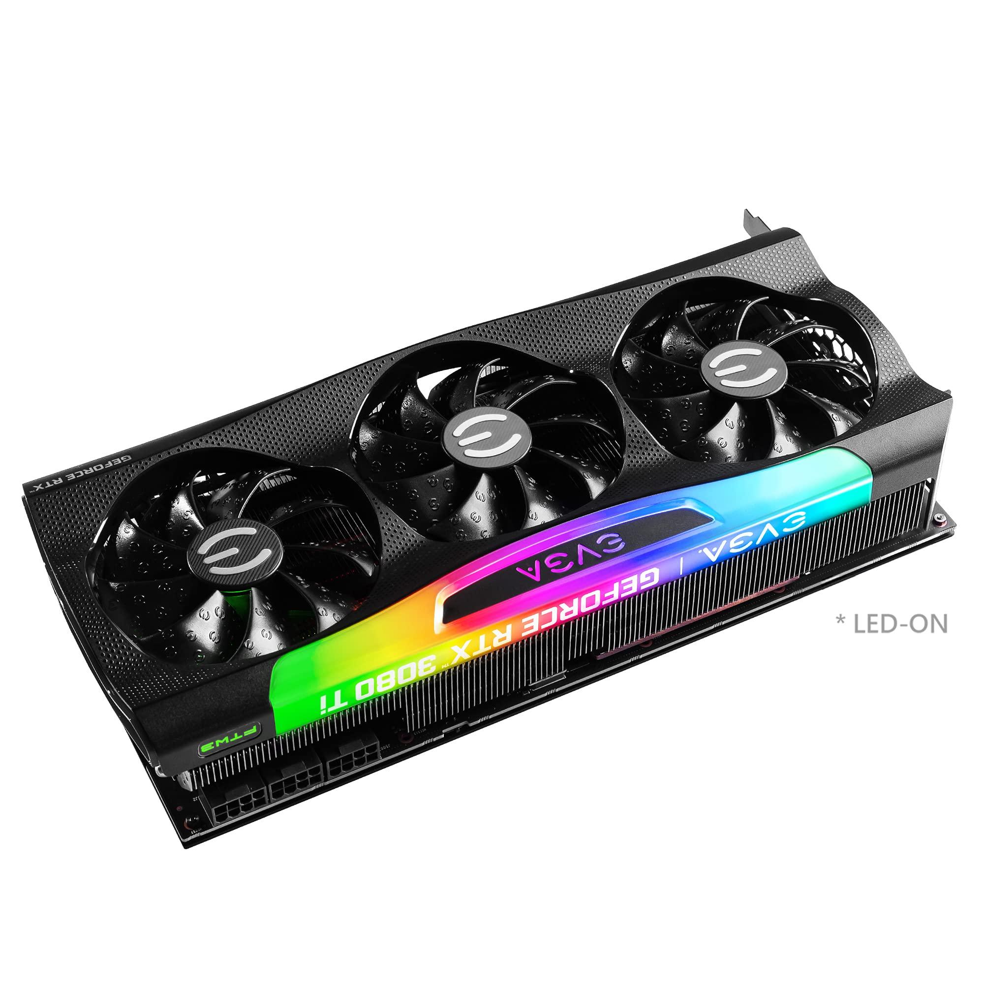 EVGA EVGA GeForce RTX 3080 Ti FTW3 ULTRA GAMING, 12G-P5-3967-KR, 12GB GDDR6X, iCX3 Technology, ARGB LED, Metal Backplate