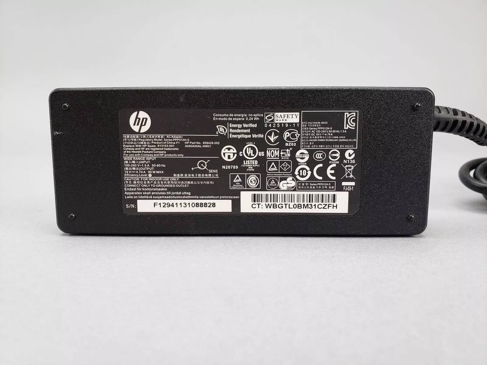 PowerHOOD PowerHOOD 90W AC Adapter Replacement for HP EliteDesk 800 G1 SFF Desktop Computer 705 800 G1 G2 G3 G4 G5 G6 Mini PC Desktop Computer ProDesk 260 600 G1 Power Supply Cord Battery Charger Cable PSU