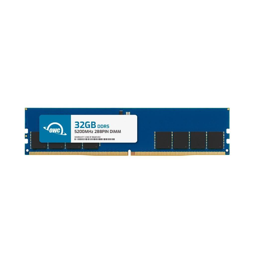 OWC OWC 32GB DDR5 5200 PC5-41600 CL42 2Rx8 288-pin 1.1V Non-ECC UDIMM Memory RAM Module Upgrade for Select Desktops